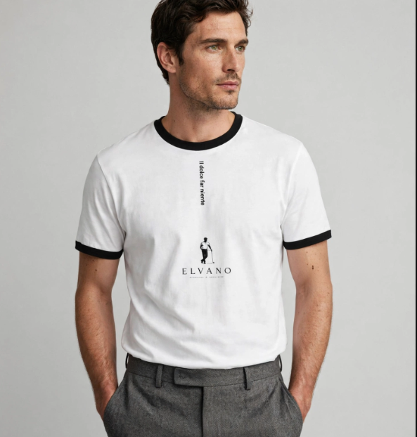ELVANO ringer t-shirt